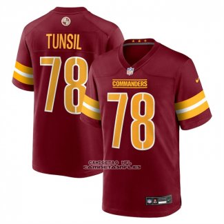 Camiseta NFL Game Washington Commanders Laremy Tunsil Rojo