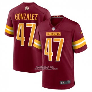 Camiseta NFL Game Washington Commanders Zane Gonzalez Rojo
