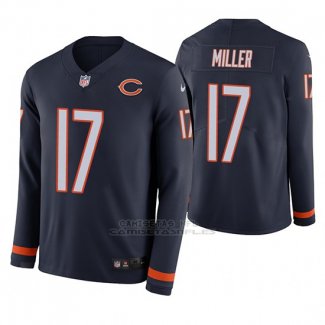Camiseta NFL Hombre Chicago Bears Anthony Miller Azul Therma Manga Larga