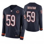 Camiseta NFL Hombre Chicago Bears Danny Trevathan Azul Therma Manga Larga