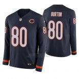 Camiseta NFL Hombre Chicago Bears Trey Burton Azul Therma Manga Larga