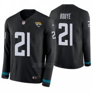 Camiseta NFL Hombre Jacksonville Jaguars Aj Bouye Negro Therma Manga Larga