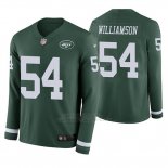 Camiseta NFL Hombre New York Jets Avery Williamson Verde Therma Manga Larga