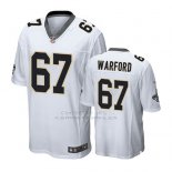 Camiseta NFL Hombre Saints Larry Warford Blanco Game