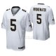 Camiseta NFL Hombre Saints Teddy Bridgewater Blanco Game