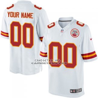 Camiseta NFL Kansas City Chiefs Personalizada Blanco