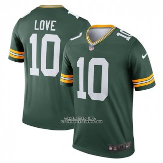 Camiseta NFL Legend Green Bay Packers Jordan Love Verde