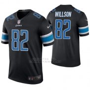 Camiseta NFL Legend Hombre Detroit Lions Luke Willson Negro Color Rush