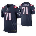 Camiseta NFL Legend Hombre New England Patriots Danny Shelton Azul Color Rush