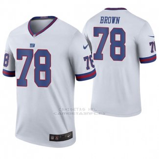 Camiseta NFL Legend Hombre New York Giants Jamon Brown Blanco Color Rush