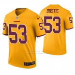 Camiseta NFL Legend Hombre Washington Rojoskins Jon Bostic Oro Color Rush