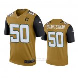 Camiseta NFL Legend Jacksonville Jaguars Shaquille Quarterman Oro Color Rush