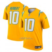 Camiseta NFL Legend Los Angeles Chargers Justin Herbert Alterno Charger Power Oro