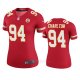 Camiseta NFL Legend Mujer Kansas City Chiefs Taco Charlton Rojo Color Rush