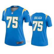 Camiseta NFL Legend Mujer Los Angeles Chargers 75 Bryan Bulaga Azul