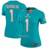 Camiseta NFL Legend Mujer Miami Dolphins Tua Tagovailoa Verde