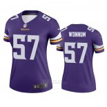 Camiseta NFL Legend Mujer Minnesota Vikings D.j. Wonnum Violeta