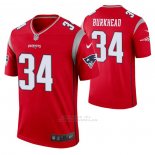 Camiseta NFL Legend New England Patriots Legend Rex Burkhead Inverted Rojo