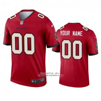 Camiseta NFL Legend Tampa Bay Buccaneers Personalizada 2020 Rojo