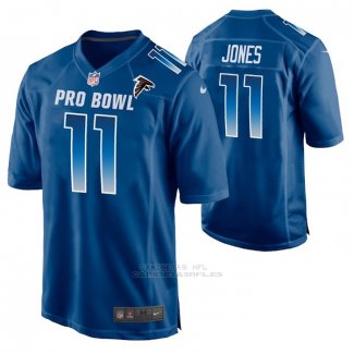 Camiseta NFL Limited Atlanta Falcons Julio Jones 2019 Pro Bowl Azul