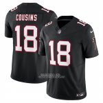 Camiseta NFL Limited Atlanta Falcons Kirk Cousins Vapor F.U.S.E. Negro1