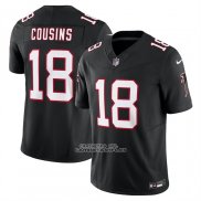 Camiseta NFL Limited Atlanta Falcons Kirk Cousins Vapor F.U.S.E. Negro1