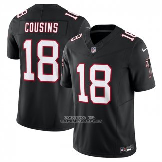 Camiseta NFL Limited Atlanta Falcons Kirk Cousins Vapor F.U.S.E. Negro1
