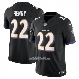 Camiseta NFL Limited Baltimore Ravens Derrick Henry Vapor F.U.S.E. Blanco