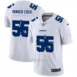 Camiseta NFL Limited Dallas Cowboys Vander Esch Logo Dual Overlap Blanco