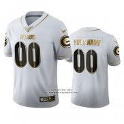 Camiseta NFL Limited Green Bay Packers Personalizada Golden Edition Blanco