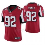Camiseta NFL Limited Hombre Atlanta Falcons Justin Zimmer Rojo Vapor Untouchable