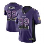 Camiseta NFL Limited Hombre Baltimore Ravens Eric Weddle Violeta 2018 Drift Fashion Color Rush