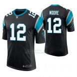 Camiseta NFL Limited Hombre Carolina Panthers D. J. Moore Negro Vapor Untouchable
