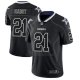 Camiseta NFL Limited Hombre Dallas Cowboys Ezekiel Elliott Negro Color Rush 2018 Lights Out
