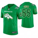 Camiseta NFL Limited Hombre Denver Broncos Bradley Chubb St. Patrick's Day Verde