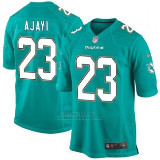 Camiseta NFL Limited Hombre Miami Dolphins 23 Jay Ajayi Aqua Game Verde