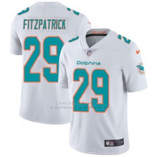 Camiseta NFL Limited Hombre Miami Dolphins 29 Minkah Fitzpatrick Blanco Road