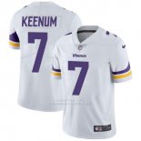 Camiseta NFL Limited Hombre Minnesota Vikings 7 Keenum Blanco