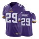 Camiseta NFL Limited Hombre Minnesota Vikings Xavier Rhodes Violeta Vapor Untouchable