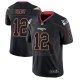 Camiseta NFL Limited Hombre New England Patriots Tom Brady Negro Color Rush 2018 Lights Out