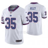 Camiseta NFL Limited Hombre New York Giants Curtis Riley Blanco Color Rush