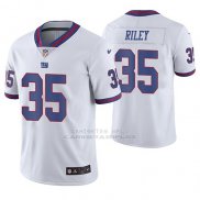 Camiseta NFL Limited Hombre New York Giants Curtis Riley Blanco Color Rush