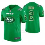 Camiseta NFL Limited Hombre New York Jets Jason Myers St. Patrick's Day Verde