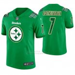 Camiseta NFL Limited Hombre Pittsburgh Steelers Ben Roethlisberger St. Patrick's Day Verde
