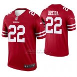 Camiseta NFL Limited Hombre San Francisco 49ers Matt Breida Scarlet Legend