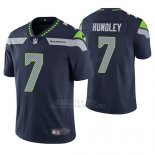 Camiseta NFL Limited Hombre Seattle Seahawks Brett Hundley Azul Vapor Untouchable