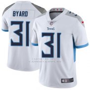 Camiseta NFL Limited Hombre Tennessee Titans 31 Kevin Byard Blanco Stitched Vapor Untouchable