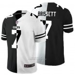Camiseta NFL Limited Indianapolis Colts Brissett Black White Split