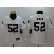 Camiseta NFL Limited Mujer New Orleans Saints 52 Mack Blanco