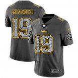 Camiseta NFL Limited Pittsburgh Steelers Smith-Schuster Static Fashion Gris